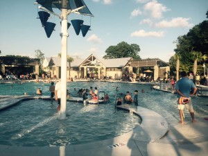 Carolina Park swimming pool party