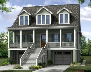 Tidalview home plan at Freeman's Point