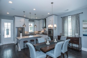 Summers Corner Model Home Kitchen and Dining